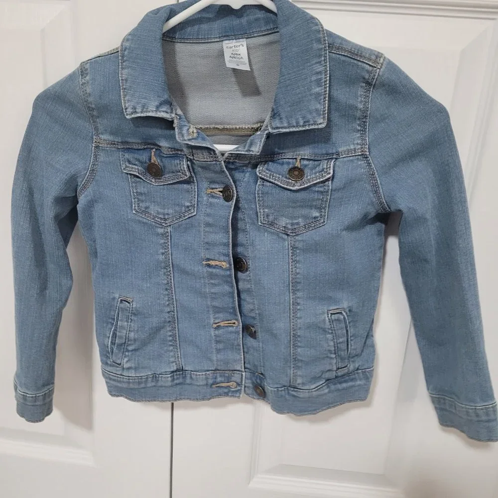 Carter's Jeans coat for girls 6/6x - Picture 5 of 7